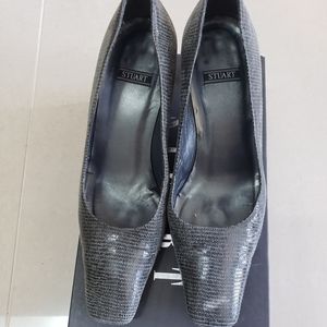 Stuart Weitzman Lisa Gray Nappa Donega - Women's Size 6 US